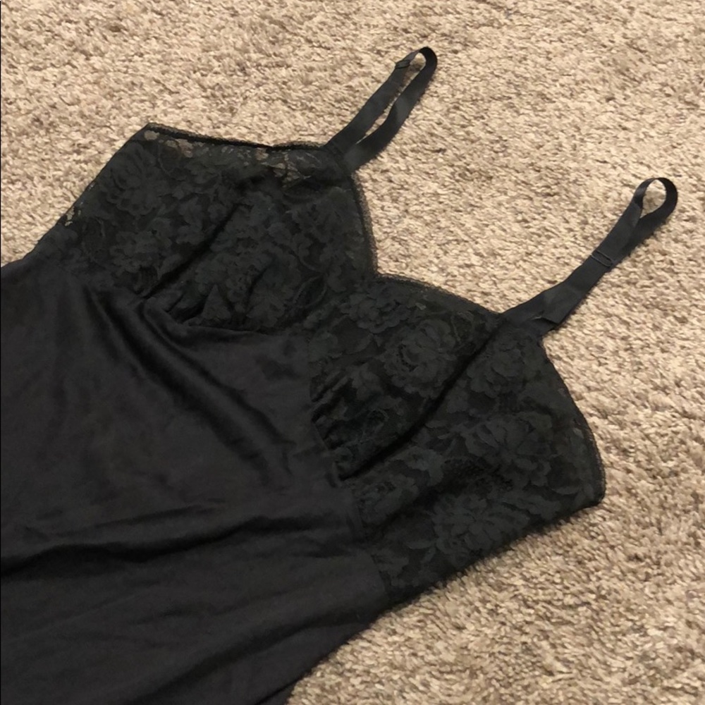 Vintage Black Sexy Slip